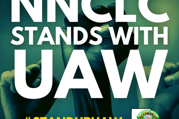 NNCLC Stands With UAW